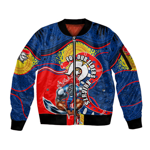knights-mascot-nrl-sleeve-zip-bomber-jacket-naidoc