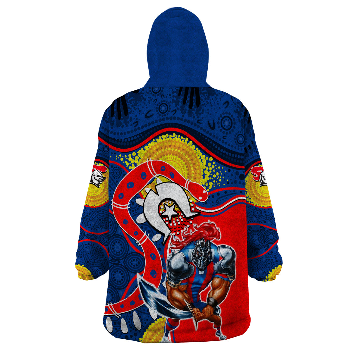 knights-mascot-nrl-wearable-blanket-hoodie-naidoc