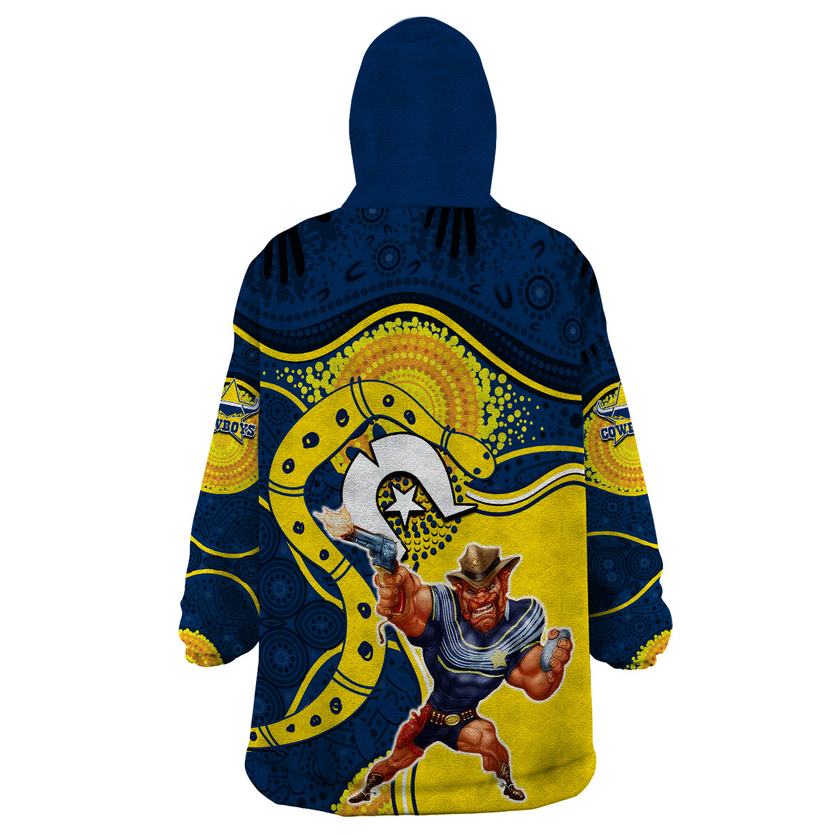 cowboys-mascot-nrl-wearable-blanket-hoodie-naidoc