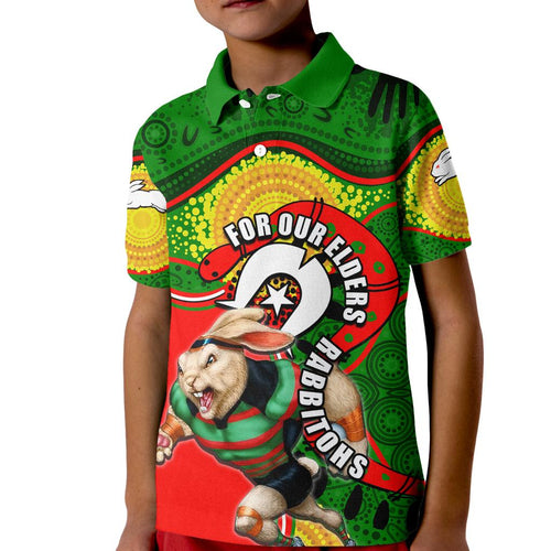 rabbitohs-mascot-nrl-kid-polo-shirt-naidoc