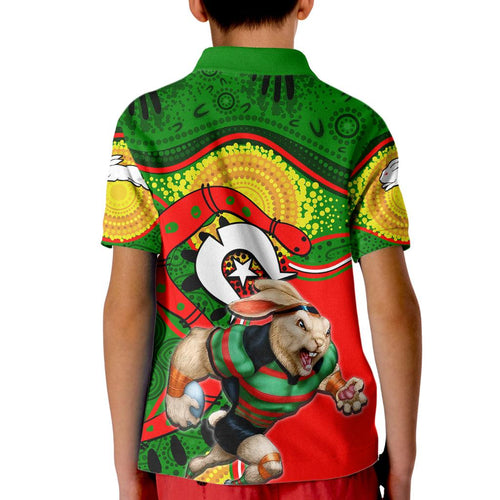 rabbitohs-mascot-nrl-kid-polo-shirt-naidoc