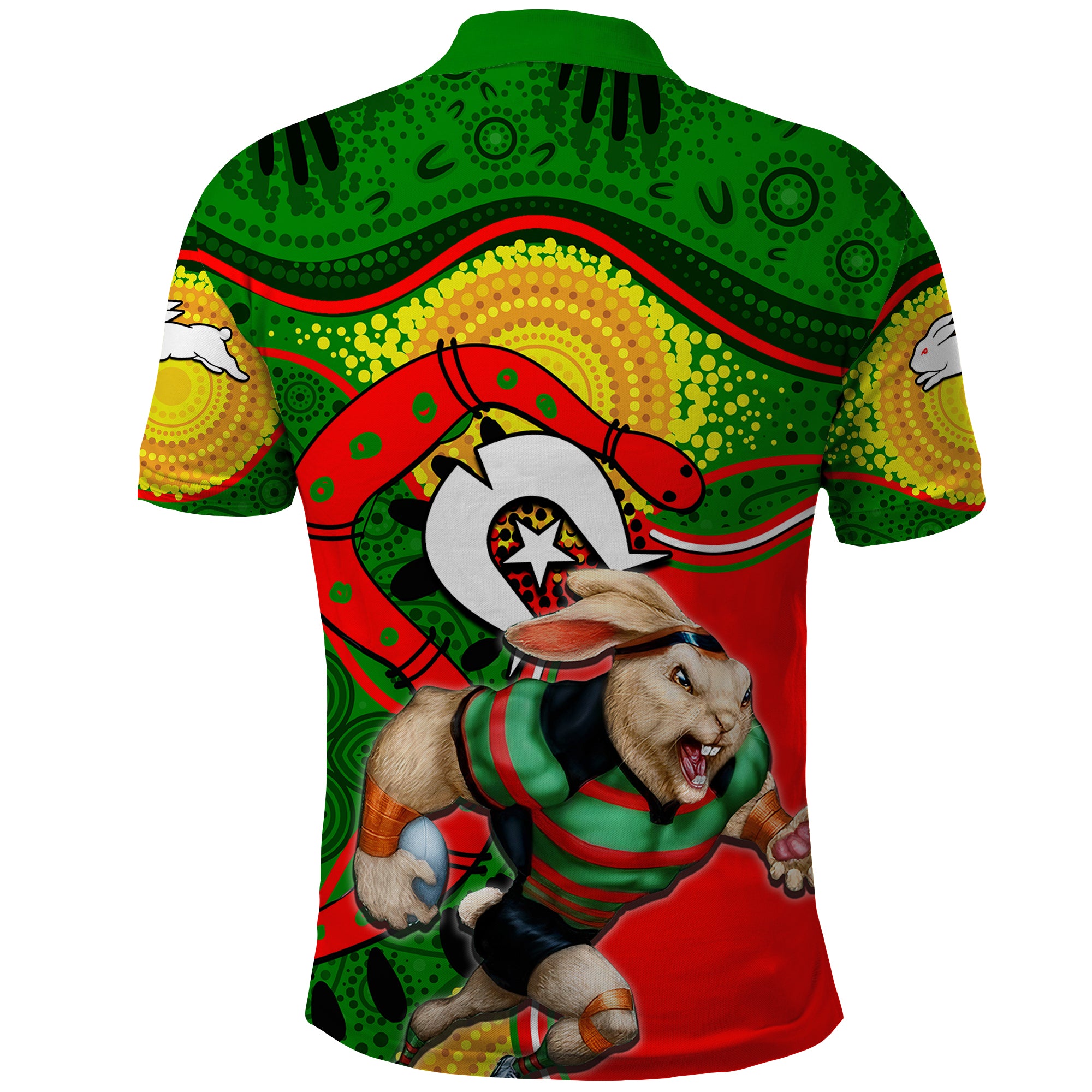 rabbitohs-mascot-nrl-polo-shirt-naidoc