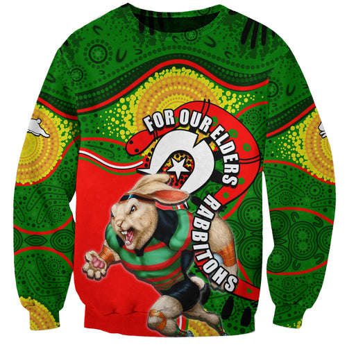 rabbitohs-mascot-nrl-sweatshirt-naidoc
