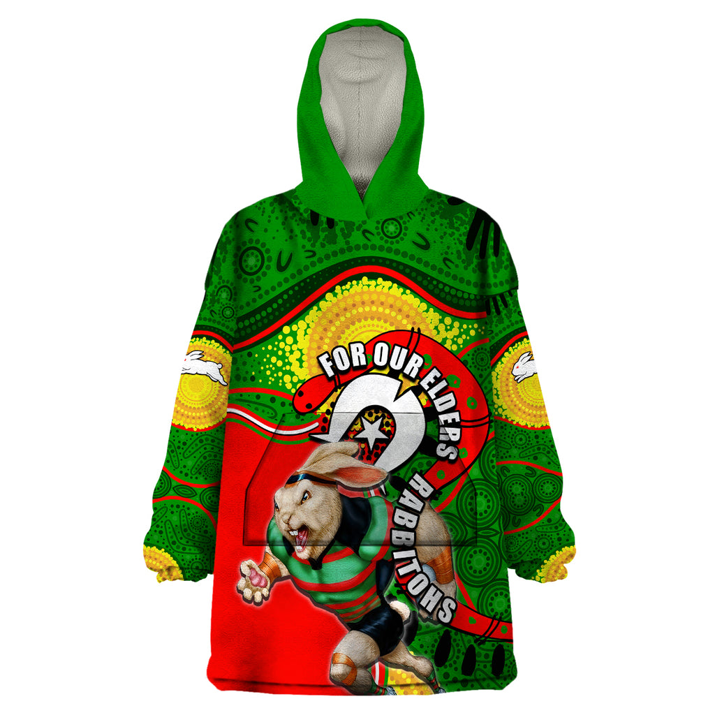 rabbitohs-mascot-nrl-wearable-blanket-hoodie-naidoc