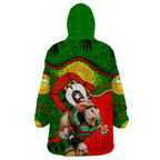 rabbitohs-mascot-nrl-wearable-blanket-hoodie-naidoc