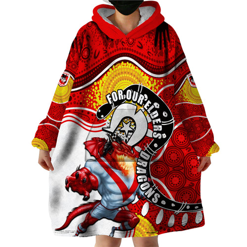 dragons-mascot-nrl-wearable-blanket-hoodie-naidoc