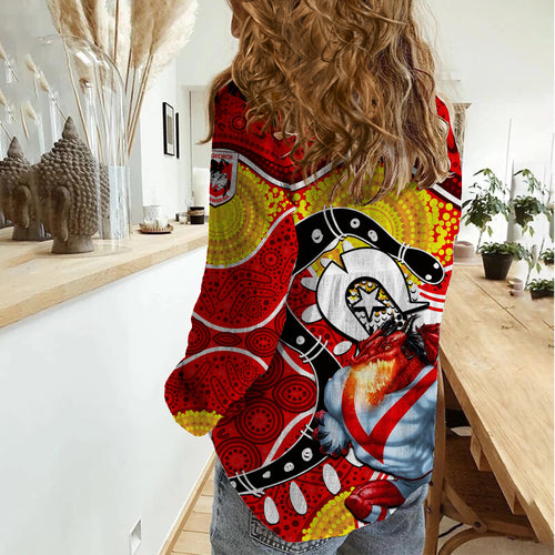 dragons-mascot-nrl-women-casual-shirt-naidoc
