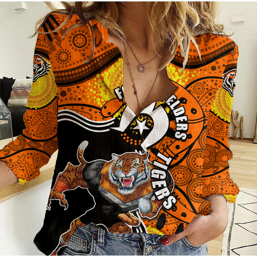 tigers-mascot-nrl-women-casual-shirt-naidoc