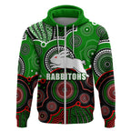 custom-personalised-and-number-rabbitohs-nrl-hoodie-aboriginal-patterns