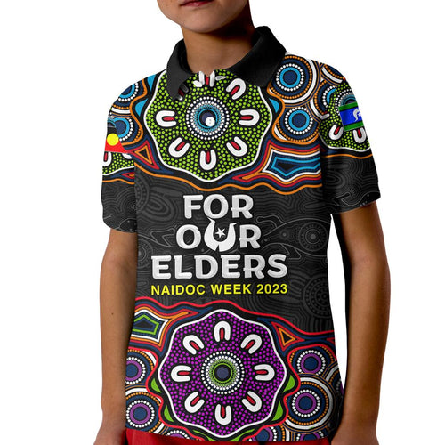naidoc-2023-kid-polo-shirt-aboriginal-tribal-coloful