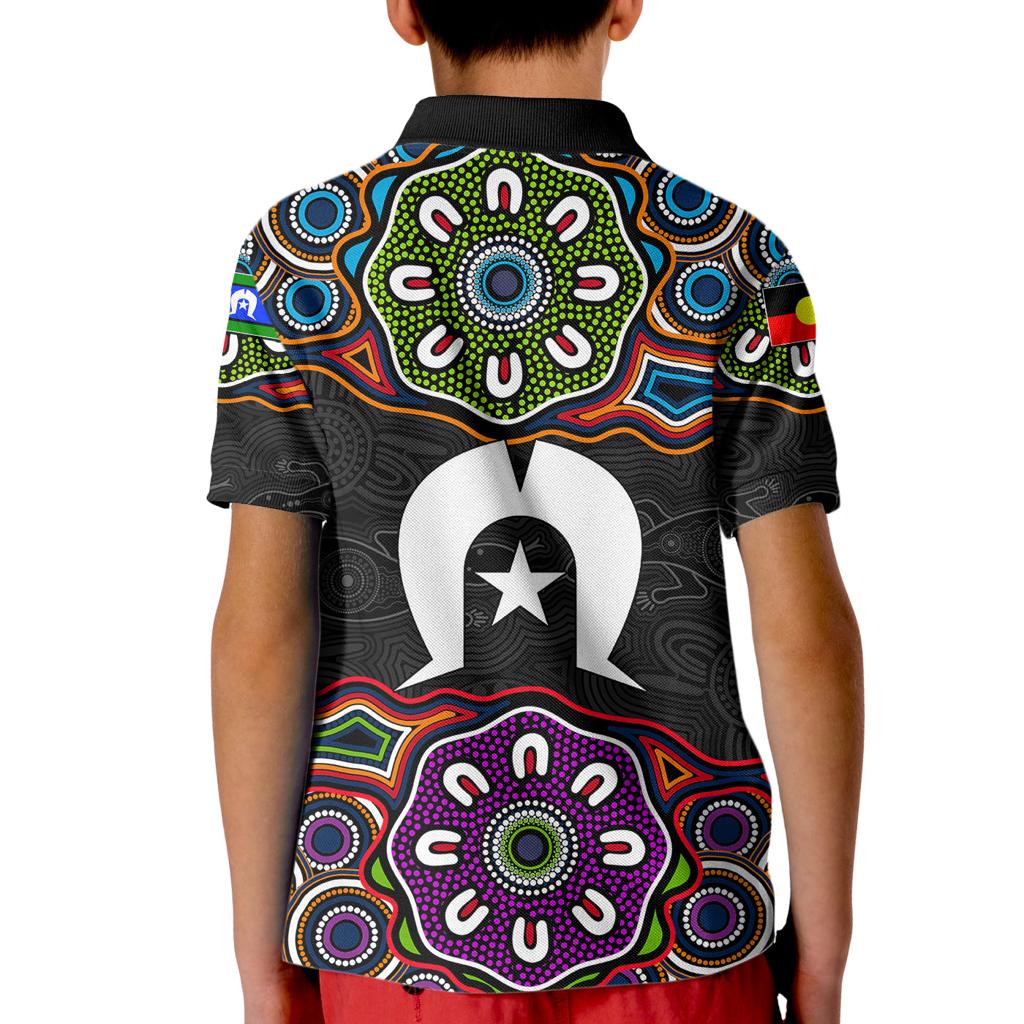 naidoc-2023-kid-polo-shirt-aboriginal-tribal-coloful