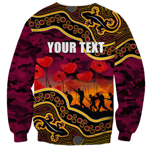 custom-personalised-anzac-day-nrl-broncos-sweatshirt-aborigianl-lizard-patterns