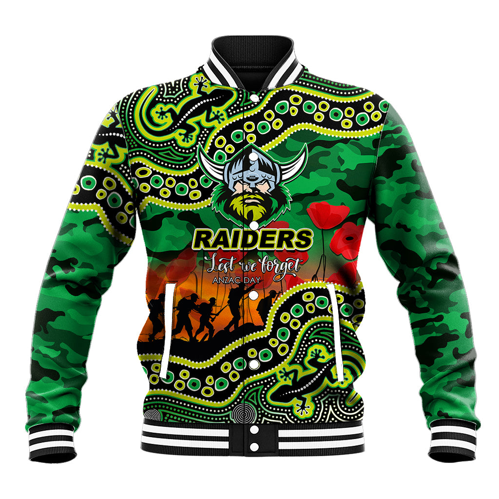 custom-personalised-anzac-day-nrl-raiders-baseball-jacket-aborigianl-lizard-patterns