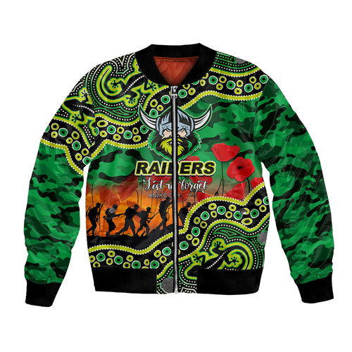 custom-personalised-anzac-day-nrl-raiders-bomber-jacket-aborigianl-lizard-patterns