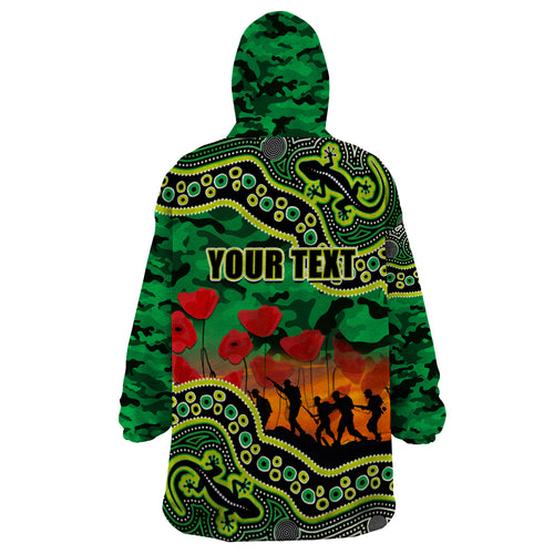 custom-personalised-anzac-day-nrl-raiders-wearable-blanket-hoodie-aborigianl-lizard-patterns