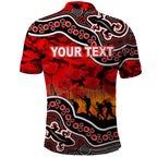 custom-personalised-anzac-day-nrl-dolphins-polo-shirt-aboriginal-lizard-patterns