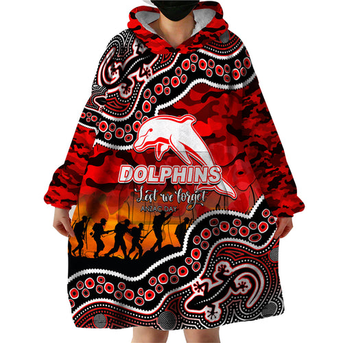 custom-personalised-anzac-day-nrl-dolphins-wearable-blanket-hoodie-aboriginal-lizard-patterns