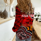 custom-personalised-anzac-day-nrl-dolphins-women-casual-shirt-aboriginal-lizard-patterns