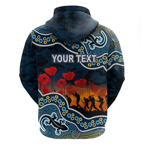 custom-personalised-anzac-day-nrl-titans-hoodie-aboriginal-lizard-patterns