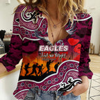 custom-personalised-anzac-day-nrl-sea-eagles-women-casual-shirt-aboriginal-lizard-patterns
