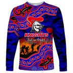 custom-personalised-anzac-day-nrl-knights-long-sleeve-shirt-aboriginal-lizard-patterns