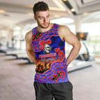 custom-personalised-anzac-day-nrl-knights-men-tank-top-aboriginal-lizard-patterns