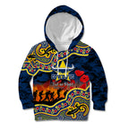 custom-personalised-anzac-day-nrl-cowboys-kid-hoodie-aboriginal-lizard-patterns