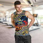 custom-personalised-anzac-day-nrl-cowboys-men-tank-top-aboriginal-lizard-patterns