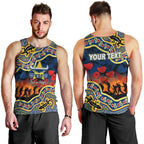 custom-personalised-anzac-day-nrl-cowboys-men-tank-top-aboriginal-lizard-patterns