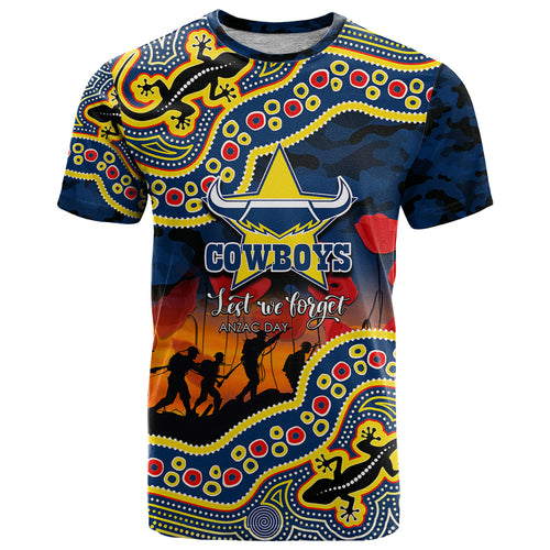custom-personalised-anzac-day-nrl-cowboys-t-shirt-aboriginal-lizard-patterns