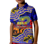 custom-personalised-anzac-day-nrl-eels-kid-polo-shirt-aboriginal-lizard-patterns