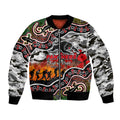 custom-personalised-anzac-day-nrl-panthers-bomber-jacket-aboriginal-lizard-patterns