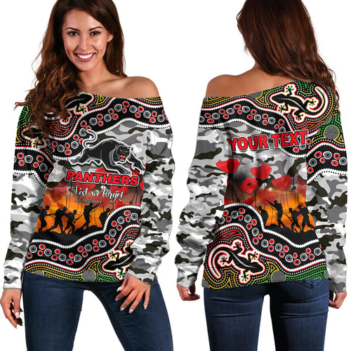 custom-personalised-anzac-day-nrl-panthers-off-shoulder-sweater-aboriginal-lizard-patterns