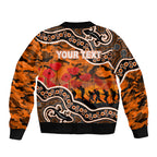 custom-personalised-anzac-day-nrl-tigers-bomber-jacket-aboriginal-lizard-patterns