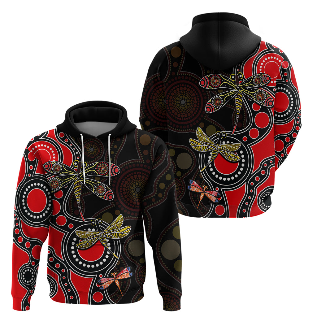aboriginal-dragonfly-hoodie-red-style