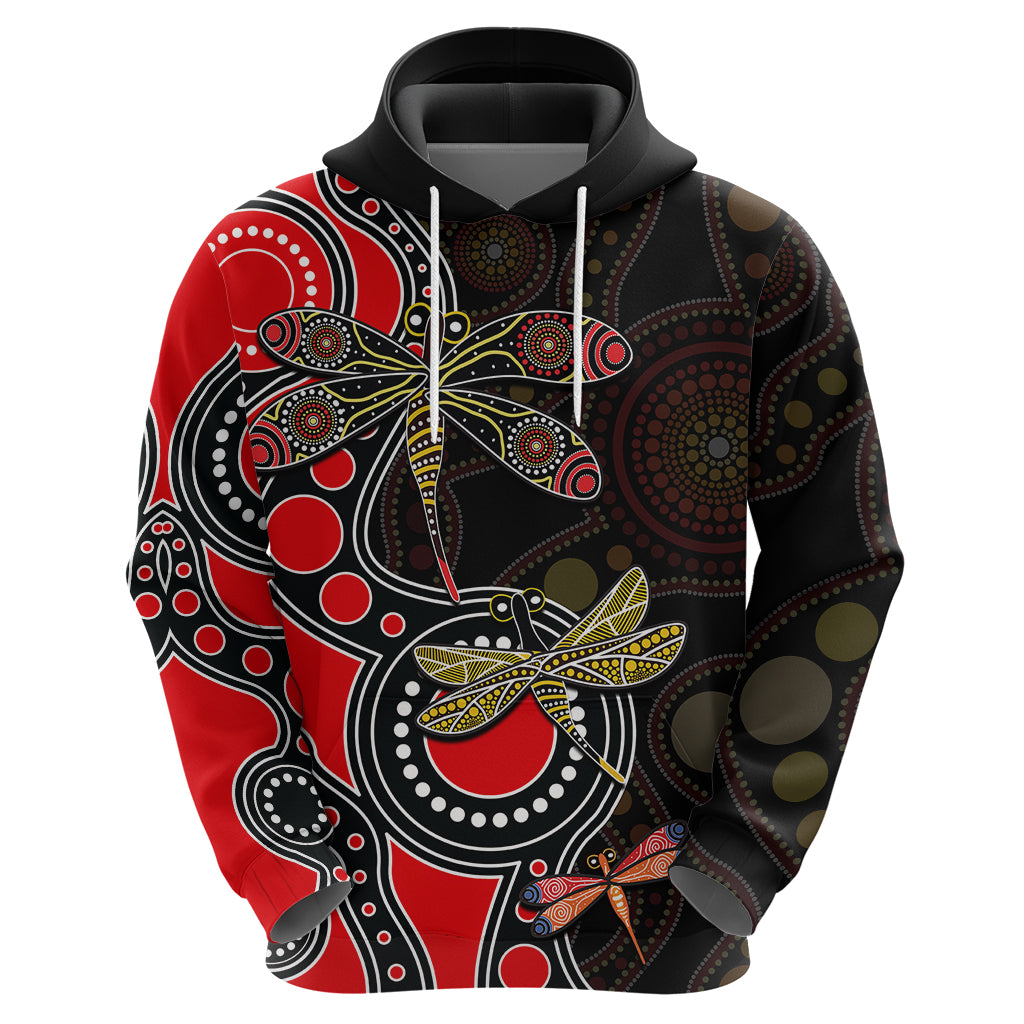 aboriginal-dragonfly-hoodie-red-style