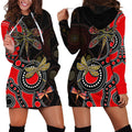 aboriginal-dragonfly-hoodie-dress-red-style
