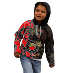 aboriginal-dragonfly-kid-hoodie-red-style