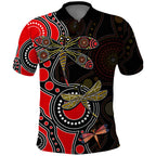 aboriginal-dragonfly-polo-shirt-red-style