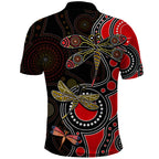 aboriginal-dragonfly-polo-shirt-red-style