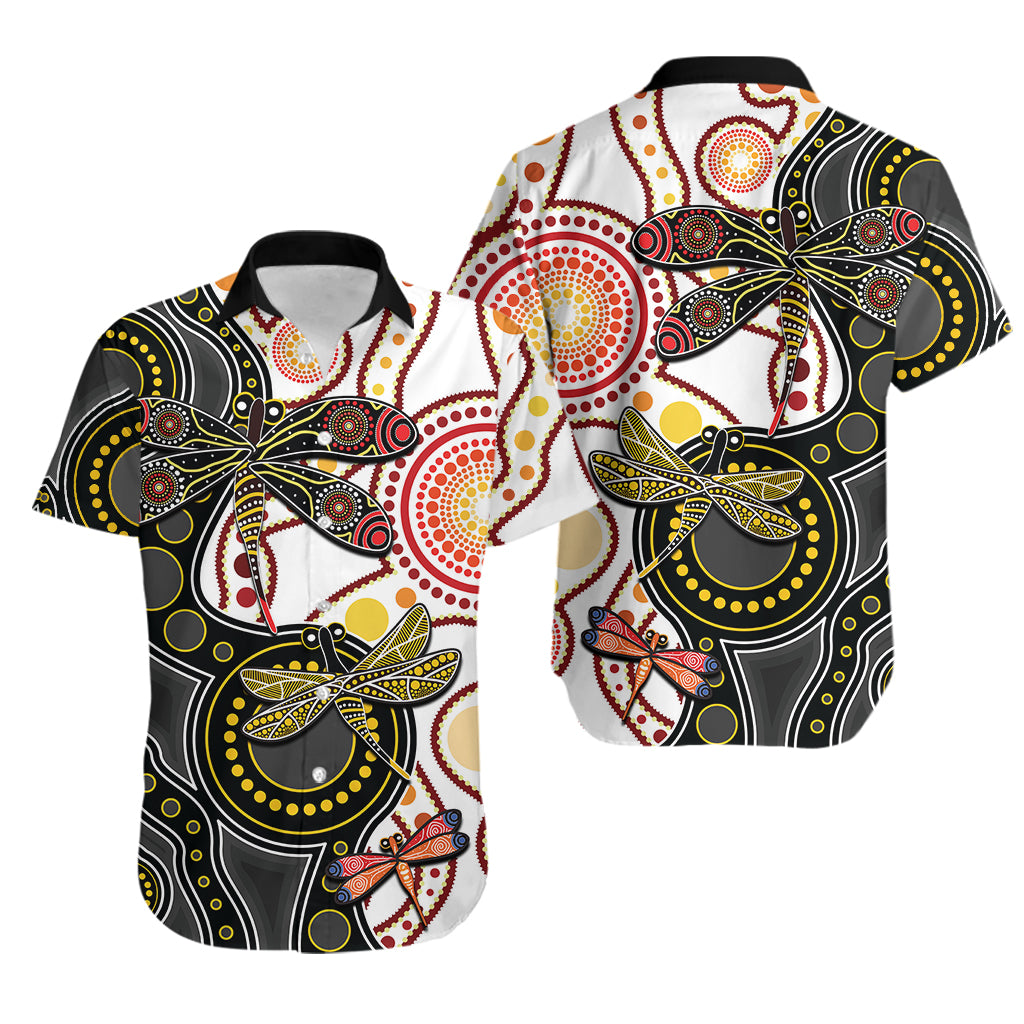 aboriginal-dragonfly-hawaiian-shirt-white-style