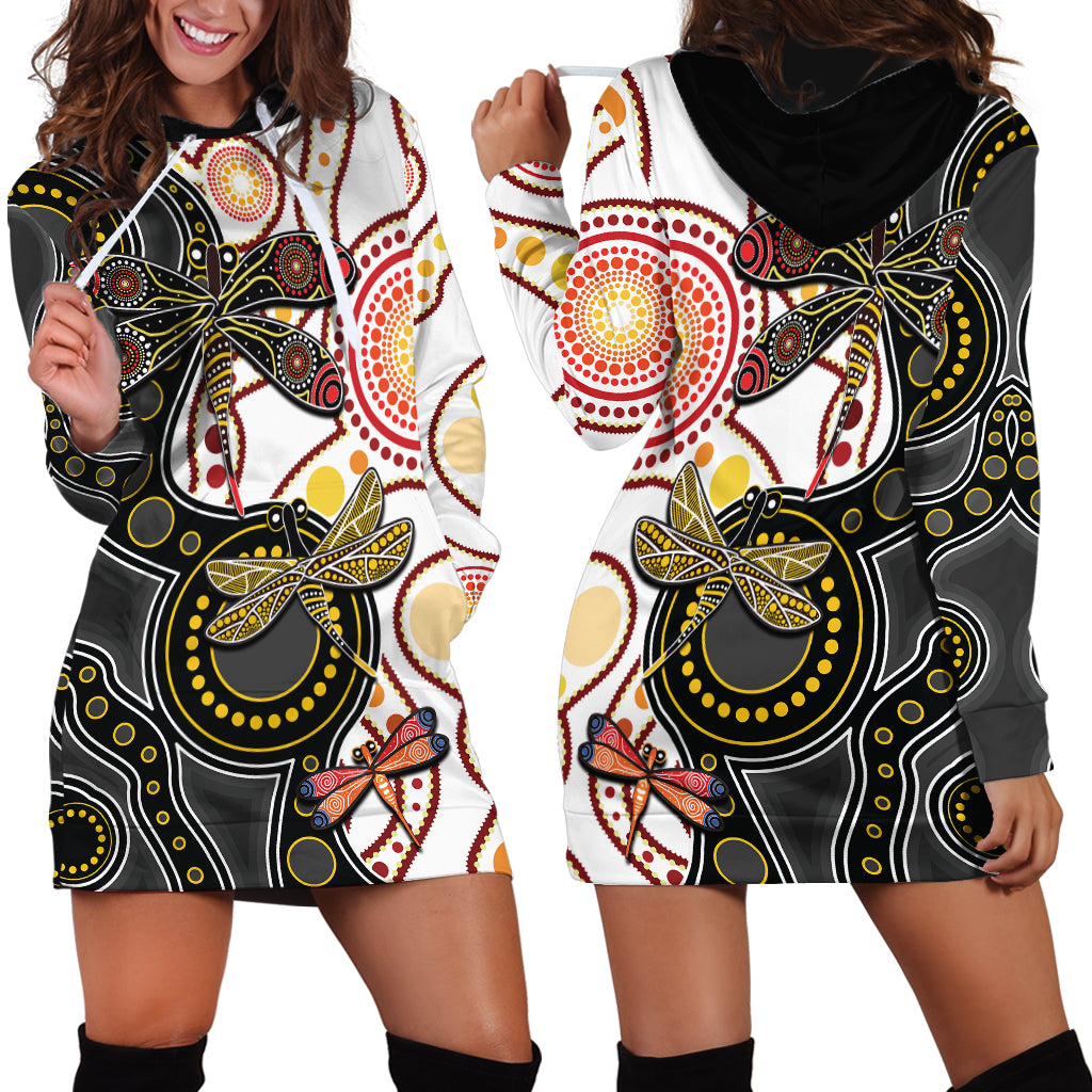 aboriginal-dragonfly-hoodie-dress-white-style