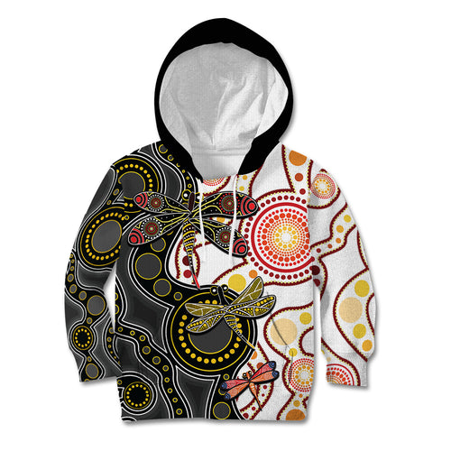 aboriginal-dragonfly-kid-hoodie-white-style