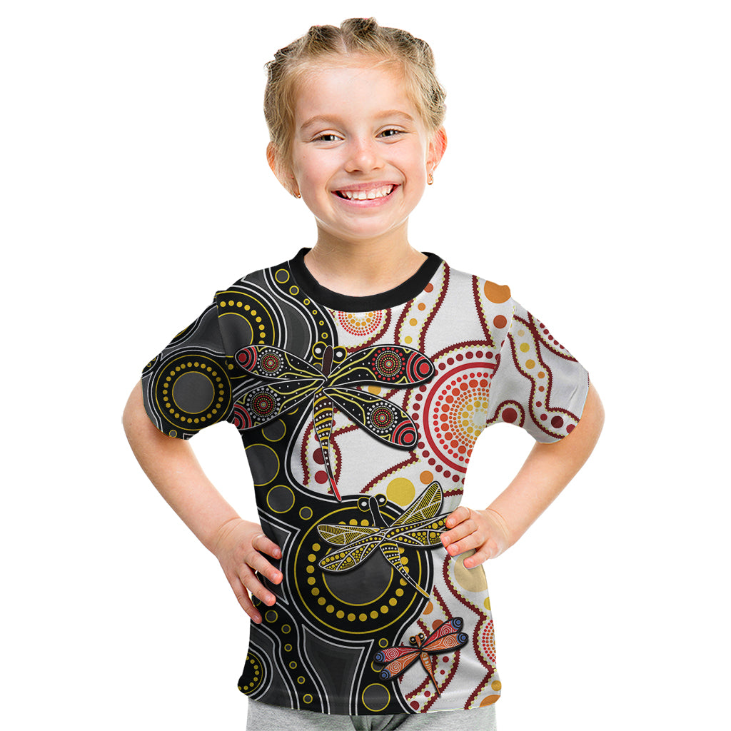 aboriginal-dragonfly-kid-t-shirt-white-style