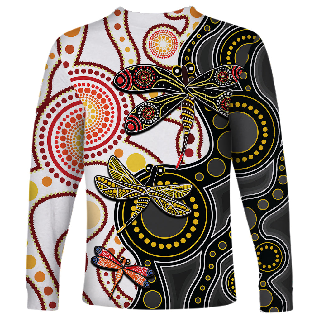 aboriginal-dragonfly-long-sleeve-shirt-white-style