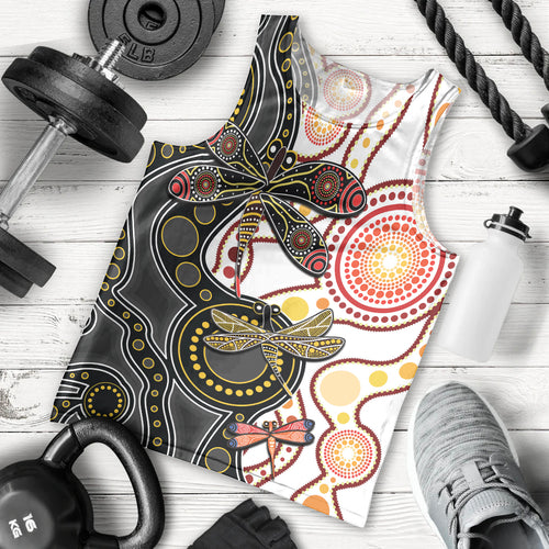 aboriginal-dragonfly-men-tank-top-white-style