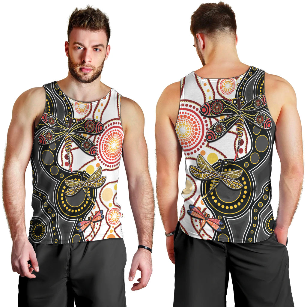 aboriginal-dragonfly-men-tank-top-white-style