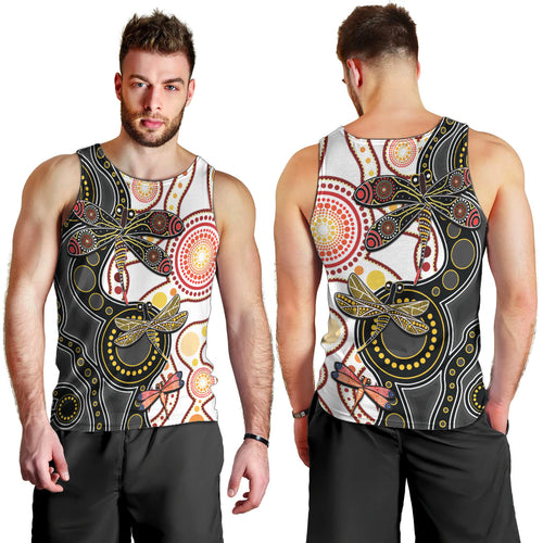 aboriginal-dragonfly-men-tank-top-white-style