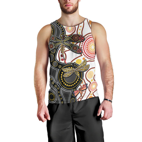 aboriginal-dragonfly-men-tank-top-white-style