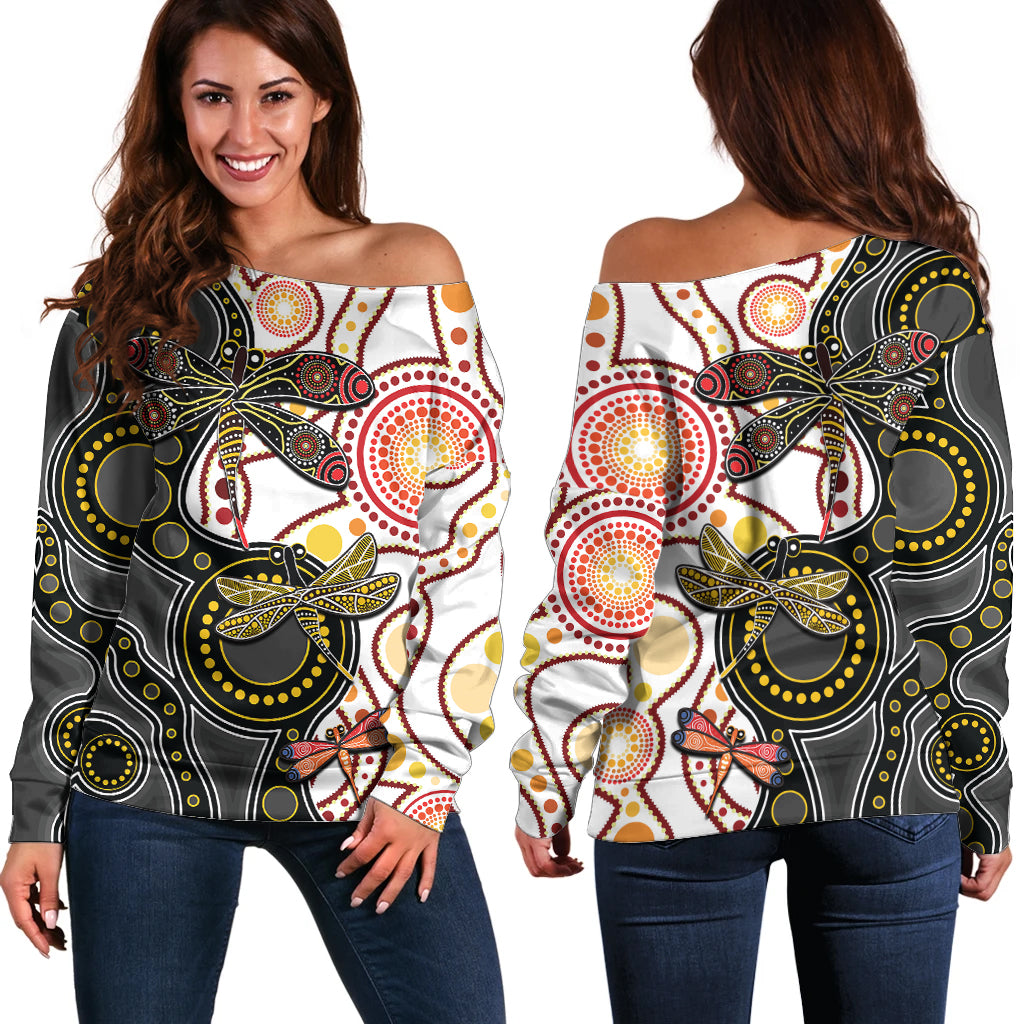 aboriginal-dragonfly-off-shoulder-sweater-white-style